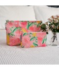 Cosmetic Bag | Pink Banksia | Cotton | Small